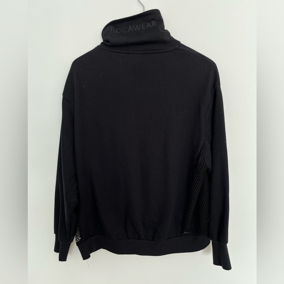 Rocawear netted sides women’s Black Sweater size large - Picture 4 of 4